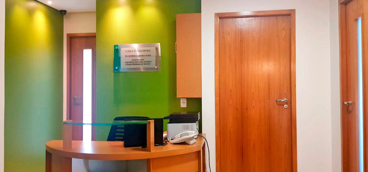 Recepção da clínica
